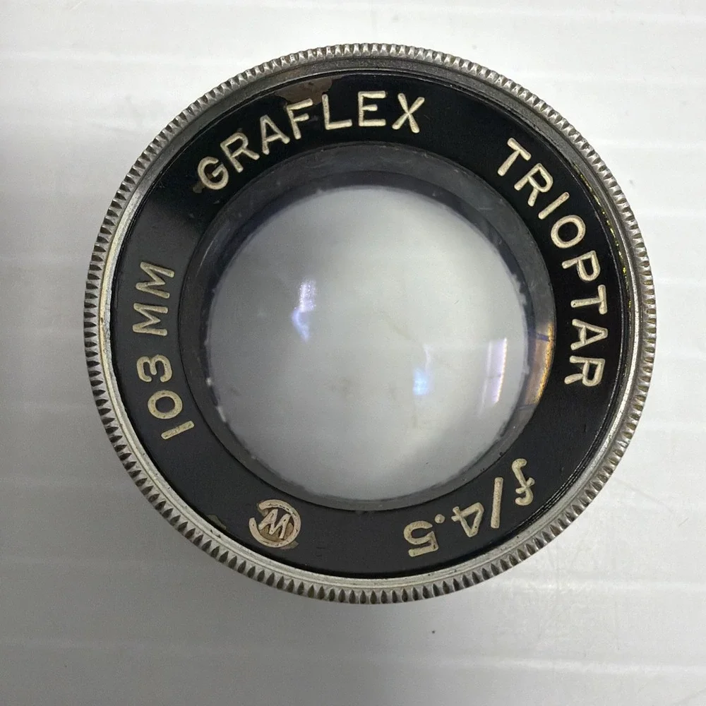 Graflex Trioptar 103mm F4.5  Lens For Graflex Century Graphic Camera